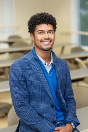 Eric Anders, a senior finance major and MREI participant.