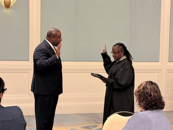 Juan Thomas Swearing In IBF President