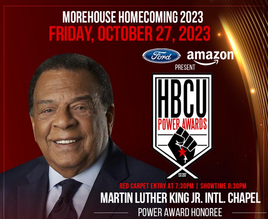 THE HBCU POWER AWARDS TO HONOR CIVIL RIGHTS LEGEND ANDREW YOUNG DURING ...